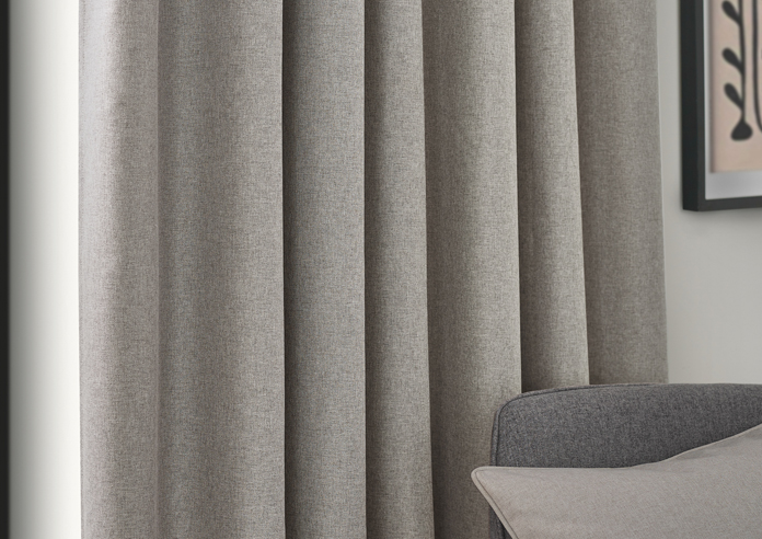 Dawn (Blackout) Pencil Pleat, Linen - Ready Made Curtains - Image 5